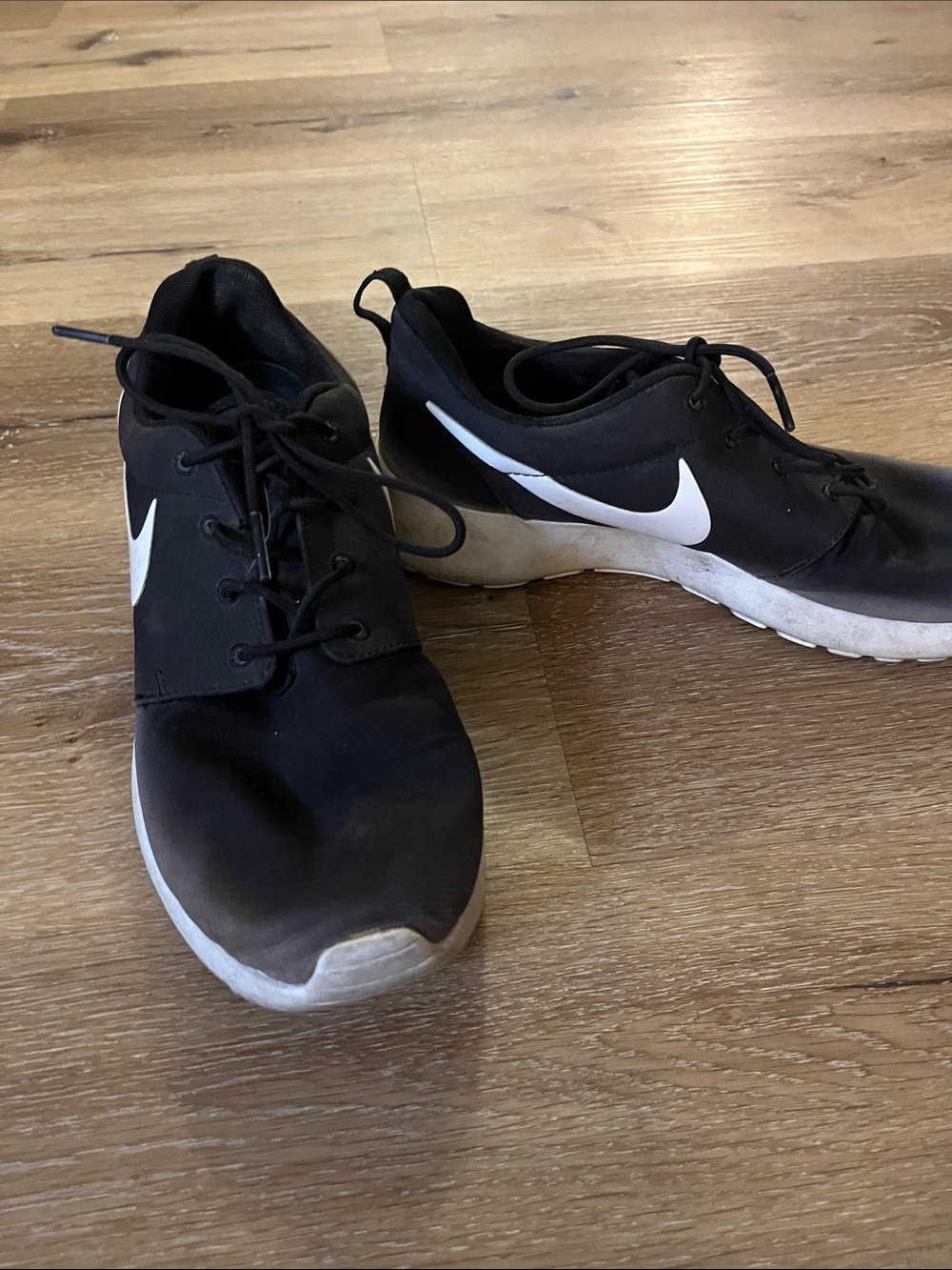 Nike Black Sneakers with White Swoosh